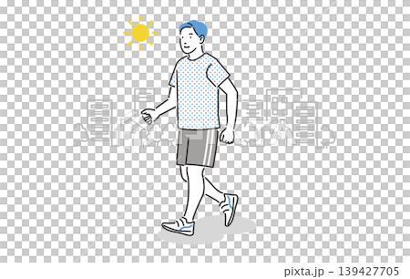 A man walking A man walking 139427705