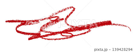 red pencil strokes isolated on transparent background 139428294