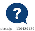 はてなマークのふきだし 139429129