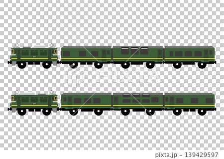 一款名為「暮光號」的玩具式側向臥舖火車(由3節客車車廂組成) 一款名為「暮光號」的玩具式側向臥舖火車(由3節客車車廂組成) 139429597