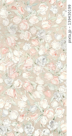 Soft dreamy watercolor floral seamless patterns collection Soft dreamy watercolor floral seamless patterns collection 139430199