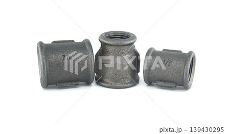 Metal Pipe Fittings Set With Couplings and Socket Joints For Plumbing And Plumbing Hardware 139430295