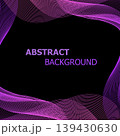 Abstract background with pink and violet lines wave 139430630