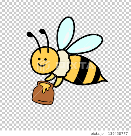 Honeybees carrying honey Honeybees carrying honey 139430777