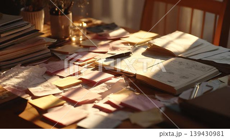 woman reading book in cafe 139430981
