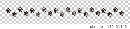 Simple paw print lines Simple paw print lines 139431146