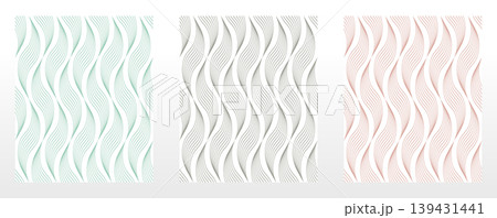 Set of abstract geometric patterns. Seamless vector backgrounds. Colored ornaments Graphic modern patterns Simple lattice graphic design 139431441