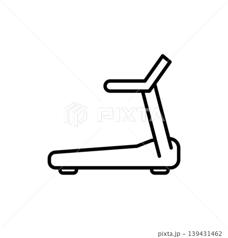 Fitness Treadmill Running Machine Icon Fitness Treadmill Running Machine Icon 139431462