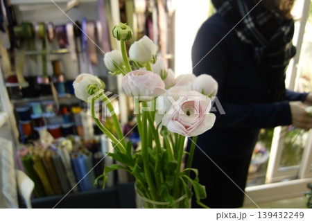 Flowers in a Craft Shop Interior Flowers in a Craft Shop Interior 139432249