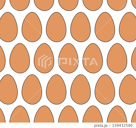 fresh chicken eggs Colored seamless pattern hand drawn illustration. Vector graphic line art. Eggs and Protein. Healthy organic food. Baking and ingredient preparation. fresh chicken eggs Colored seamless pattern hand drawn illustration. Vector graphic line art. Eggs and Protein. Healthy organic food. Baking and ingredient preparation. 139432580