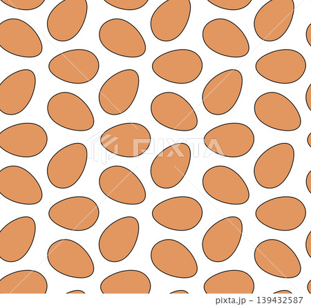 egg icons Colored seamless pattern hand drawn illustration. Vector graphic line art. Perfect for cafe logo, branding, packaging, labels, and modern decor design. egg icons Colored seamless pattern hand drawn illustration. Vector graphic line art. Perfect for cafe logo, branding, packaging, labels, and modern decor design. 139432587