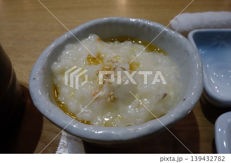 Steamed Rice with Sesame Seeds in Bowl 139432782