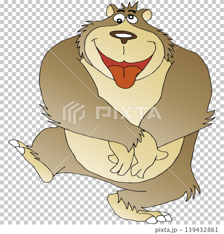 愉快な動物イラスト☆クマさん 愉快な動物イラスト☆クマさん 139432861