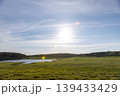 草原に沈む太陽 139433429