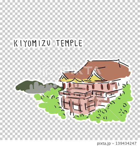清水寺のイラスト 清水寺のイラスト 139434247