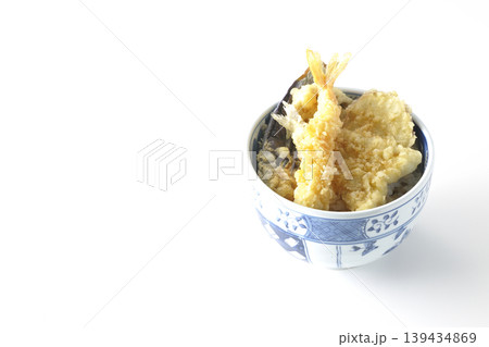天丼を白背景で単品撮影 天丼を白背景で単品撮影 139434869