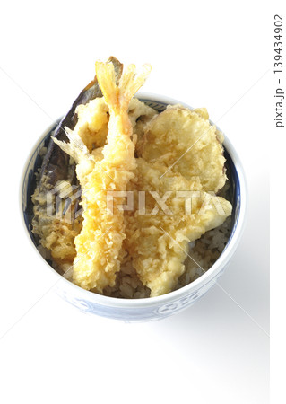 天丼を白背景で単品撮影 天丼を白背景で単品撮影 139434902