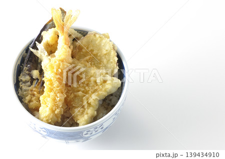 天丼を白背景で単品撮影 天丼を白背景で単品撮影 139434910