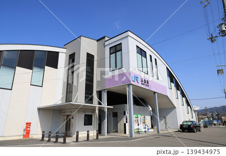 奈良線　長池駅の橋上駅舎 139434975