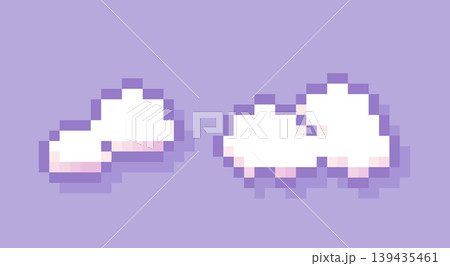 Pixel art cloud. Pixel art cloud. 139435461