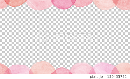 A simple circular frame painted in soft watercolors. A simple circular frame painted in soft watercolors. 139435752
