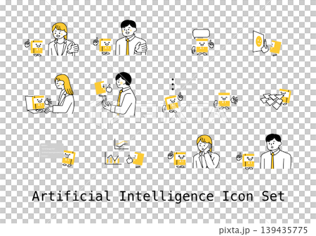 Finally, here is a set of illustrations about the use of AI. 139435775