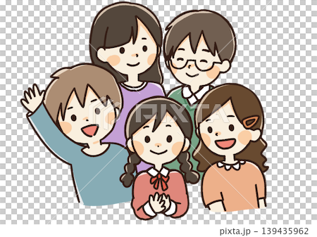 子供たちの集合イラスト 子供たちの集合イラスト 139435962