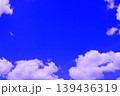 雲のある青空(壁紙素材) 139436319