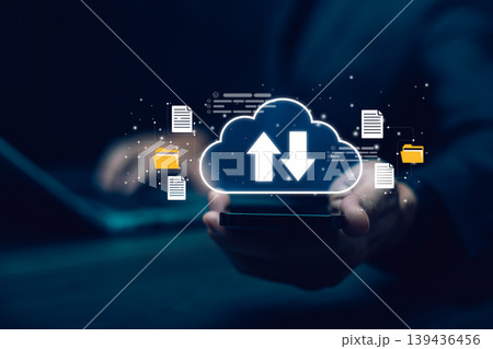Cloud File Sync and Secure Document Management Concept Cloud File Sync and Secure Document Management Concept 139436456
