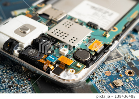 Repairing and upgrade circuit mainboard of notebook, electronic, computer hardware and technology. Repairing and upgrade circuit mainboard of notebook, electronic, computer hardware and technology. 139436488