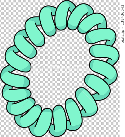 Cute Pastel Spiral Hair Ties Illustration, Colorful Plastic Coil Hair Bands Vector, Minimalist Fashion Accessory Design Element Cute Pastel Spiral Hair Ties Illustration, Colorful Plastic Coil Hair Bands Vector, Minimalist Fashion Accessory Design Element 139436643