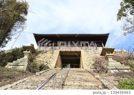 生石神社 東参道の石段と鳥居(兵庫県高砂市) 生石神社 東参道の石段と鳥居(兵庫県高砂市) 139436983