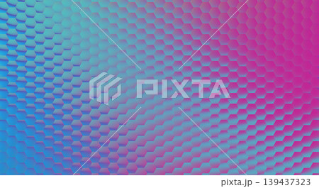 Colorful Hexagon Pattern Glass Background 139437323