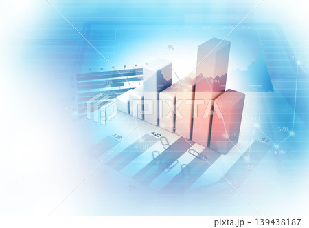 Finance background with abstract Growth graph chart Finance background with abstract Growth graph chart 139438187