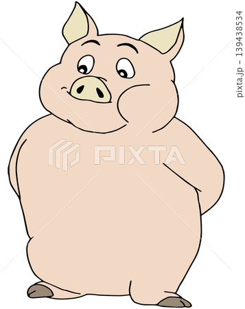 愉快な動物イラスト☆ブタさん 139438534