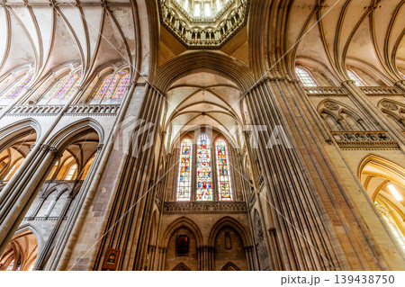 Cathedral of Our Lady, Coutances, France, interiors Cathedral of Our Lady, Coutances, France, interiors 139438750