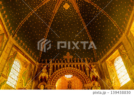 Church Saint Nicolas, Barfleur, France, interiors Church Saint Nicolas, Barfleur, France, interiors 139438830