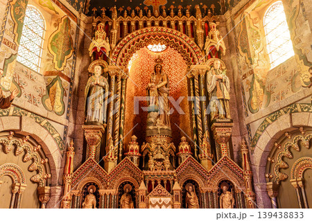 Church Saint Nicolas, Barfleur, France, interiors Church Saint Nicolas, Barfleur, France, interiors 139438833