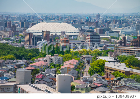 名古屋の街並み、平和公園アクアタワーからの眺め〈愛知県名古屋市〉 139439937