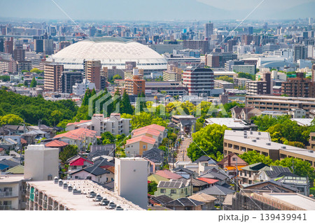 名古屋の街並み、平和公園アクアタワーからの眺め〈愛知県名古屋市〉 名古屋の街並み、平和公園アクアタワーからの眺め〈愛知県名古屋市〉 139439941