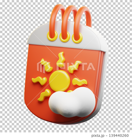 3D Icon Summer. summer date. Isolated on transparent background. 3D illustration. High resolution 3D Icon Summer. summer date. Isolated on transparent background. 3D illustration. High resolution 139440260