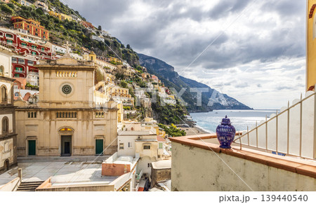 beautiful landscape of Positano, southern Italy, Amalfi Coast beautiful landscape of Positano, southern Italy, Amalfi Coast 139440540