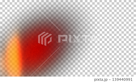 Red and orange film burn with fine scratches and dark shadow on a transparent background, moody analog film concept Red and orange film burn with fine scratches and dark shadow on a transparent background, moody analog film concept 139440991
