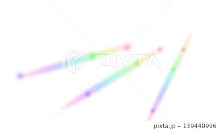A set of soft, diffused spectral lens flares with multiple blurred color streaks, creating a dreamy rainbow light effect on a transparent background for video. A set of soft, diffused spectral lens flares with multiple blurred color streaks, creating a dreamy rainbow light effect on a transparent background for video. 139440996