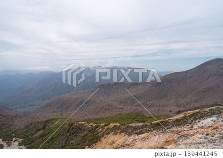 茶臼山の周回コースから見た景色(那須連山) 茶臼山の周回コースから見た景色(那須連山) 139441245