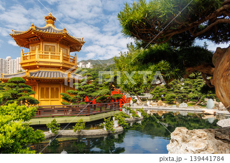 Japanese garden in Hong Kong 139441784
