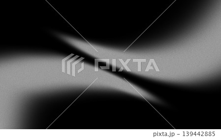 Grainy noise texture with abstract black and white light and shadow gradient, high contrast monochrome background for digital design and wallpaper 139442885