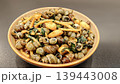 Home-style pickled bamboo shoots with perilla leaves stir-fried snails food photography image 139443008