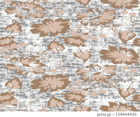 Collection of soft muted botanical and floral seamless patterns 139444430