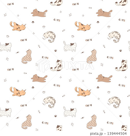 Collection of soft muted botanical and floral seamless patterns Collection of soft muted botanical and floral seamless patterns 139444504